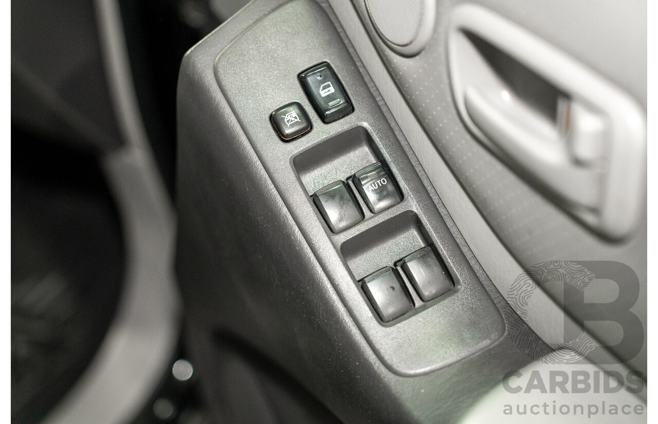 1/2005 Toyota Kluger CVX (AWD) MCU28R Upgrade 4d Wagon Black V6 3.3L