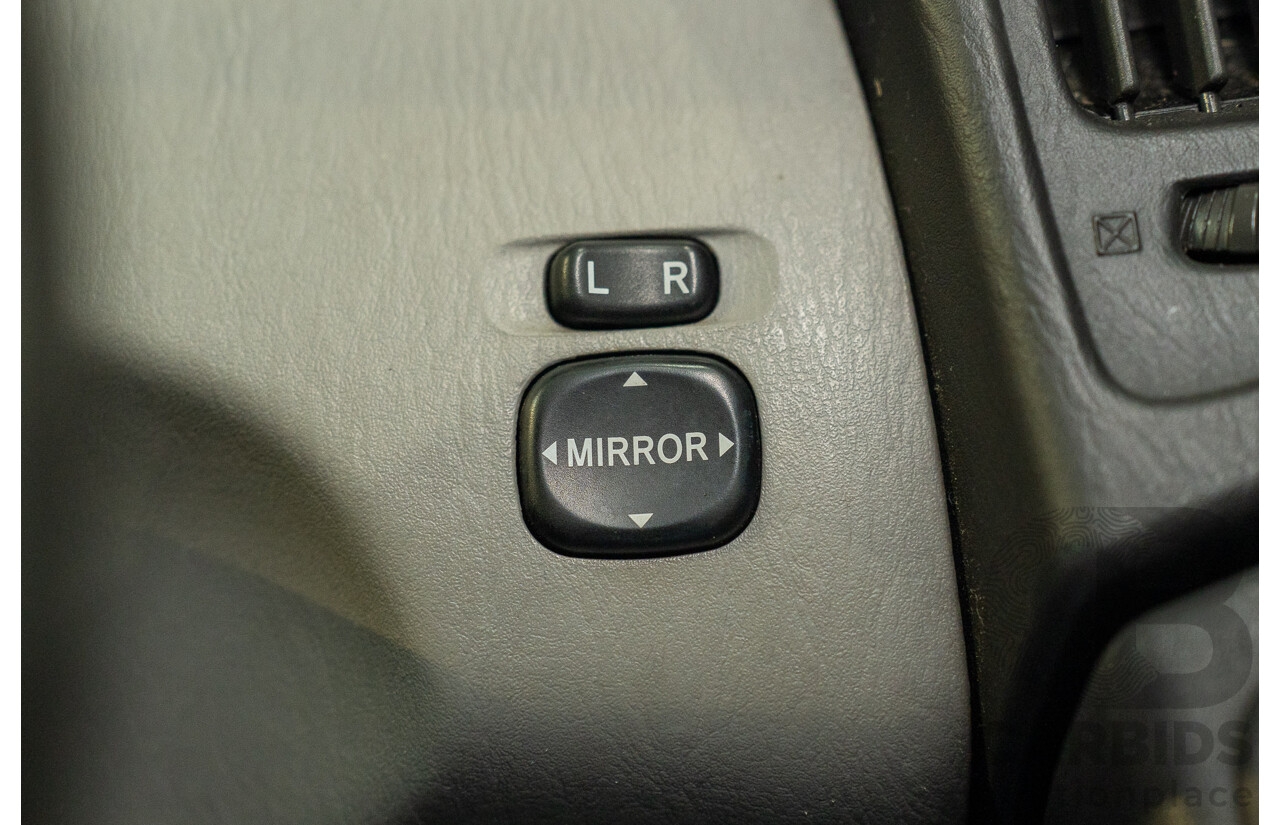 1/2005 Toyota Kluger CVX (AWD) MCU28R Upgrade 4d Wagon Black V6 3.3L