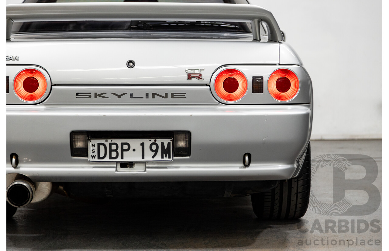 3/1993 Nissan Skyline R32 GT-R BNR32 Series 3 2d Coupe KL0 Spark Silver Metallic Twin Turbo 2.6L - 06/2001 Import