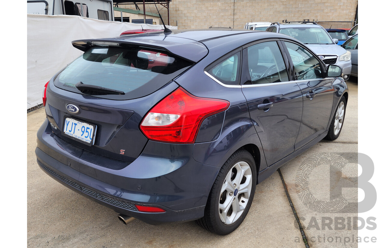 11/2013 Ford Focus SPORT FWD LW MK2 5D Hatchback Grey 2.0L