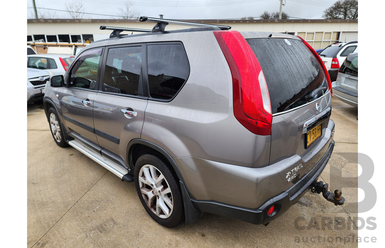 02/2011 Nissan X-Trail TL (4x4) 4x4 T31 MY11 4D Wagon Grey 2.0L