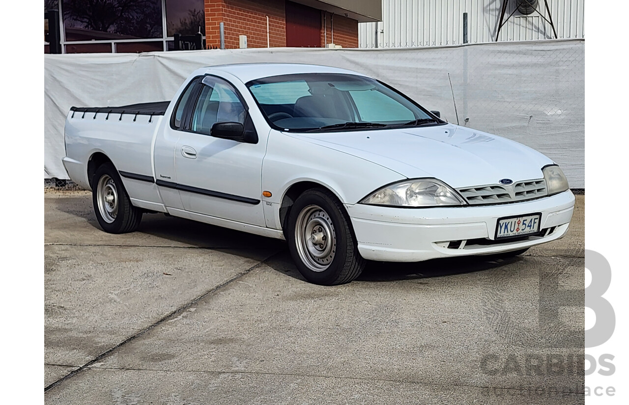 02/2001 Ford Falcon XL (LPG) RWD AUII Utility White 4.0L