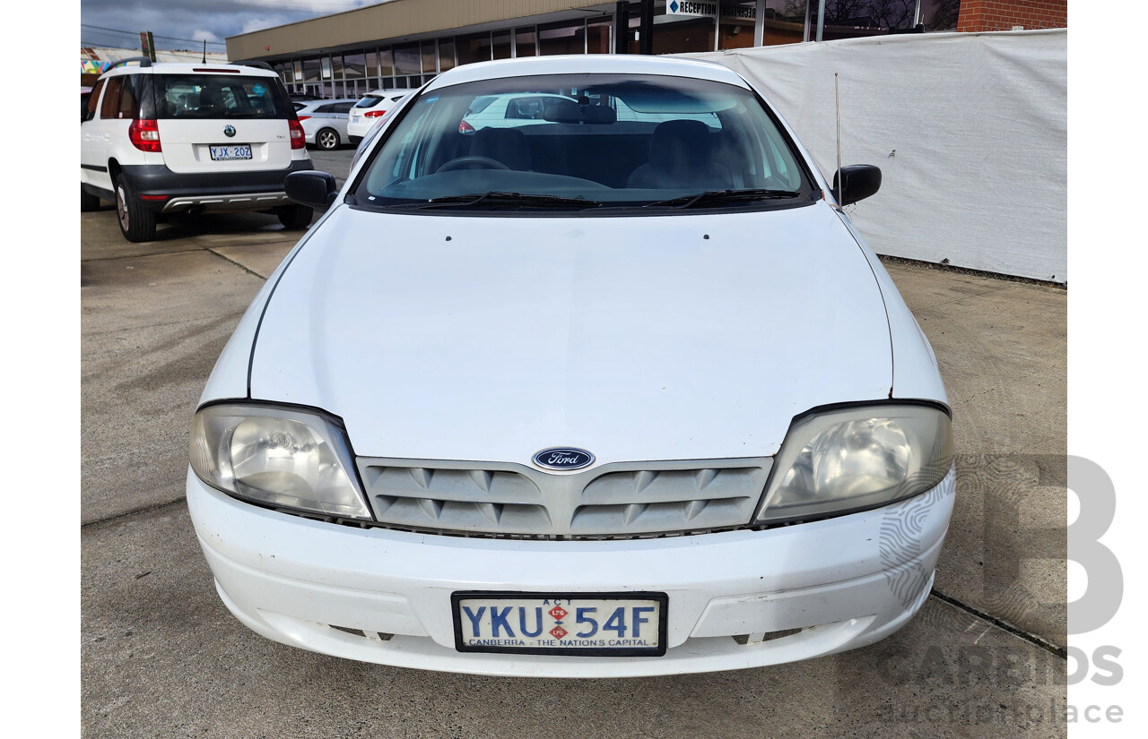 02/2001 Ford Falcon XL (LPG) RWD AUII Utility White 4.0L
