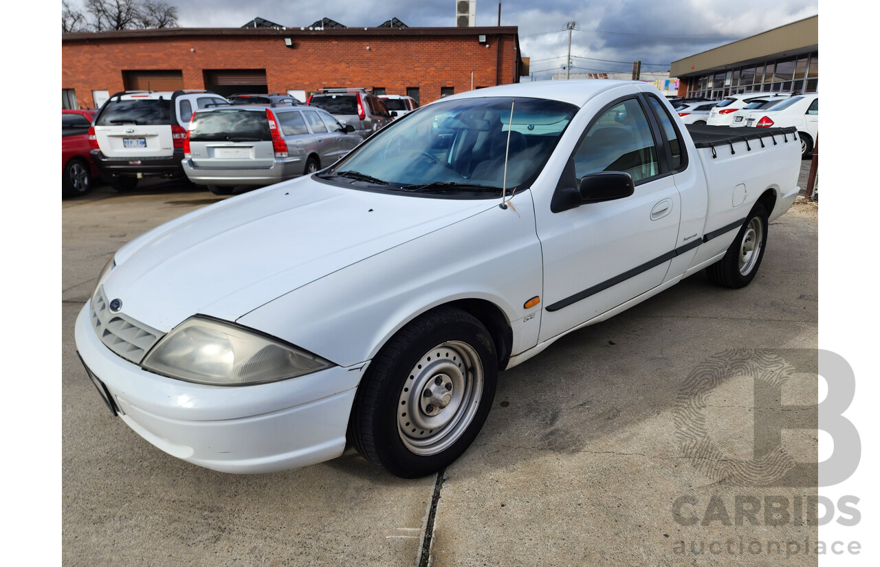 02/2001 Ford Falcon XL (LPG) RWD AUII Utility White 4.0L