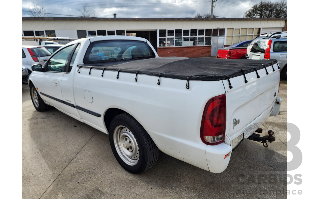 02/2001 Ford Falcon XL (LPG) RWD AUII Utility White 4.0L