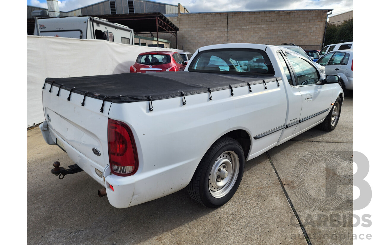 02/2001 Ford Falcon XL (LPG) RWD AUII Utility White 4.0L