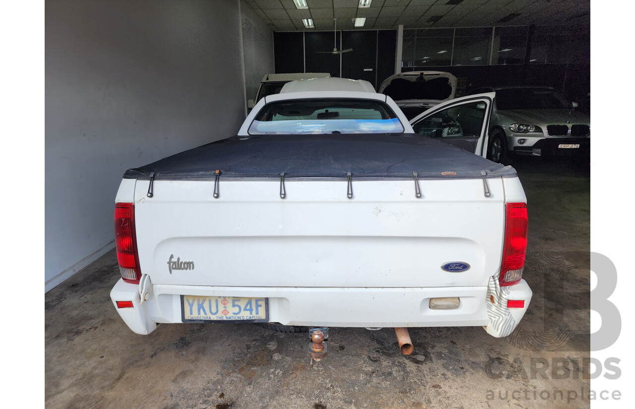 02/2001 Ford Falcon XL (LPG) RWD AUII Utility White 4.0L