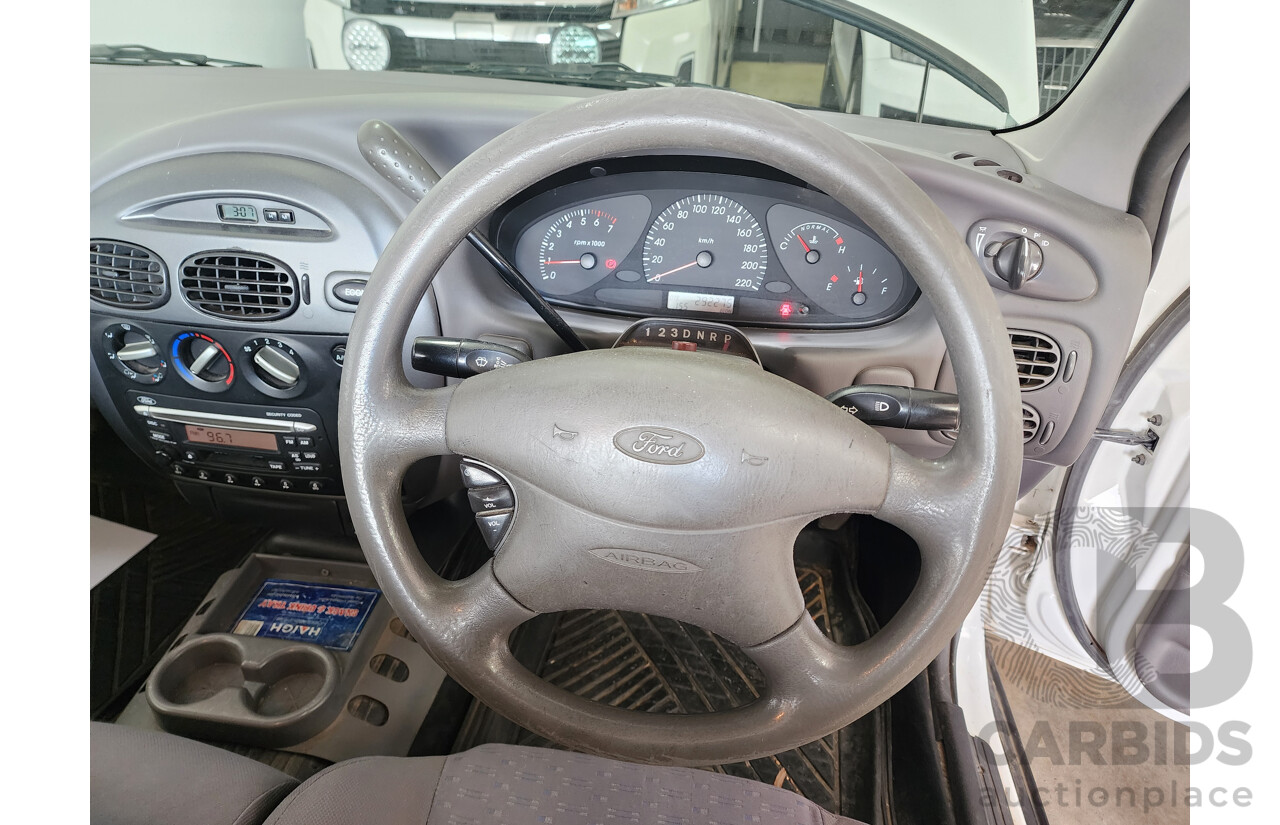 02/2001 Ford Falcon XL (LPG) RWD AUII Utility White 4.0L