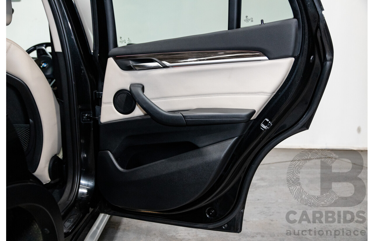 10/2016 BMW X1 Xdrive 25i (AWD) F48 4d Wagon Black Sapphire Metallic Turbo 2.0L