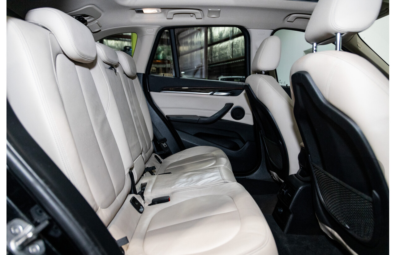 10/2016 BMW X1 Xdrive 25i (AWD) F48 4d Wagon Black Sapphire Metallic Turbo 2.0L