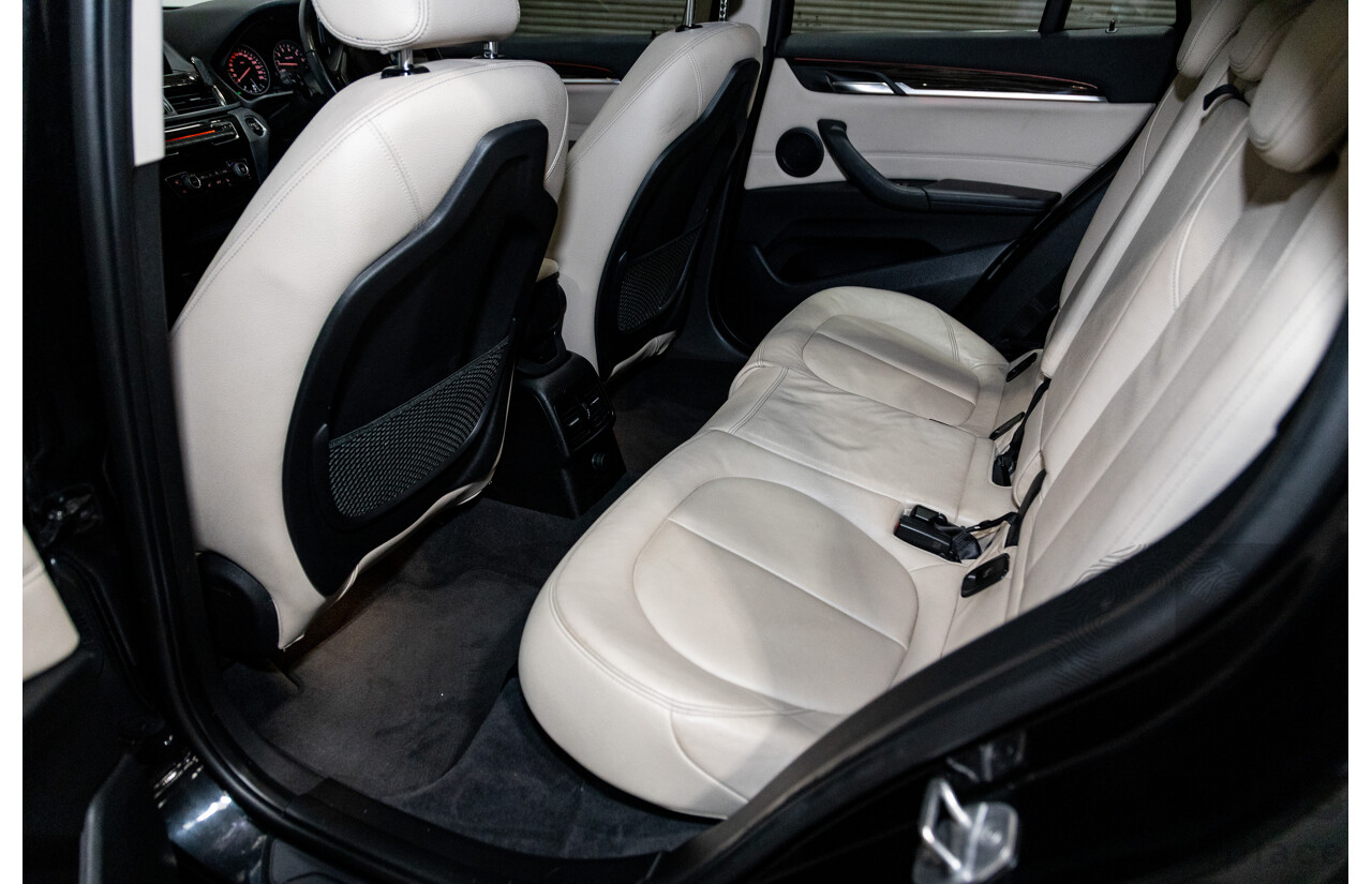 10/2016 BMW X1 Xdrive 25i (AWD) F48 4d Wagon Black Sapphire Metallic Turbo 2.0L