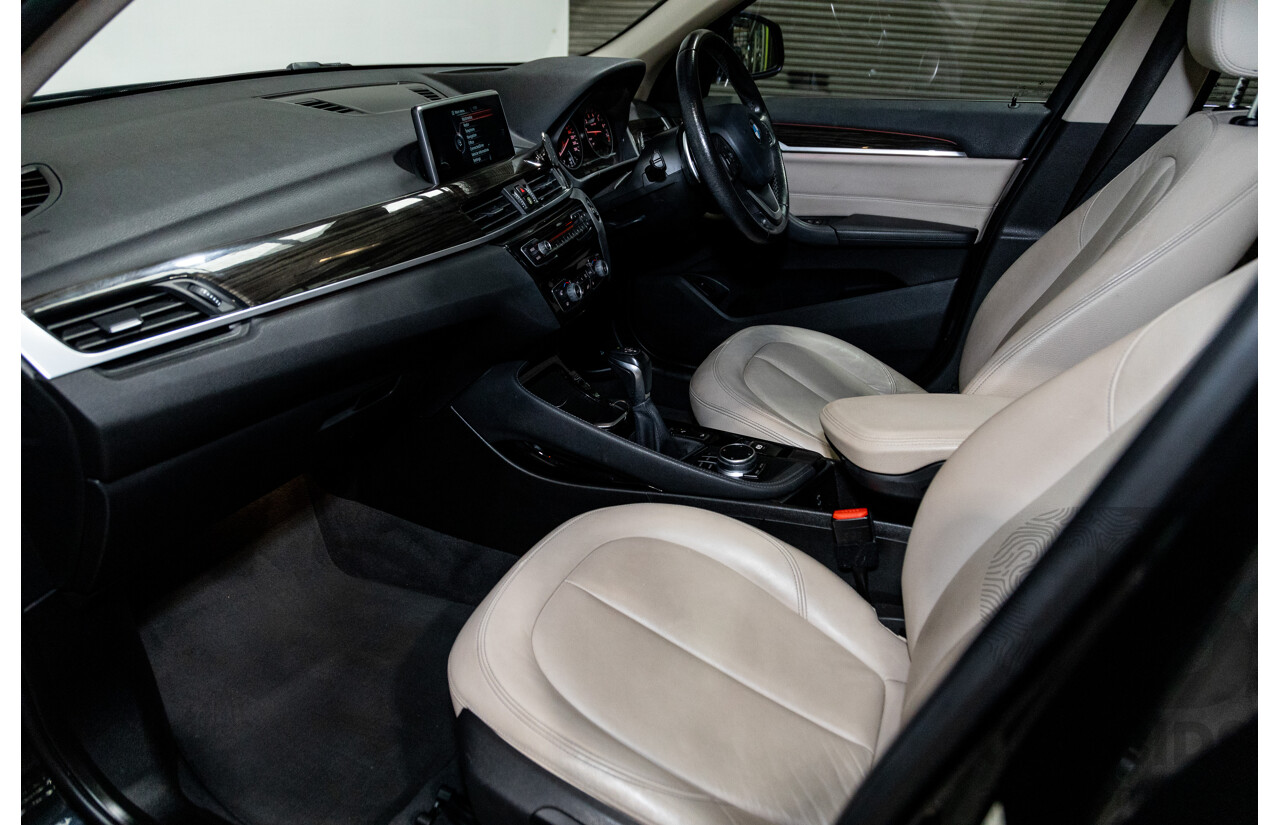 10/2016 BMW X1 Xdrive 25i (AWD) F48 4d Wagon Black Sapphire Metallic Turbo 2.0L