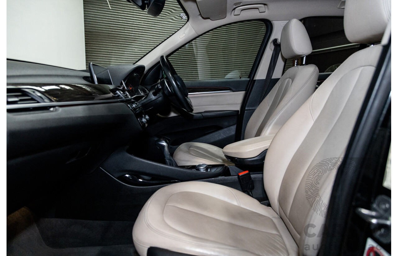 10/2016 BMW X1 Xdrive 25i (AWD) F48 4d Wagon Black Sapphire Metallic Turbo 2.0L