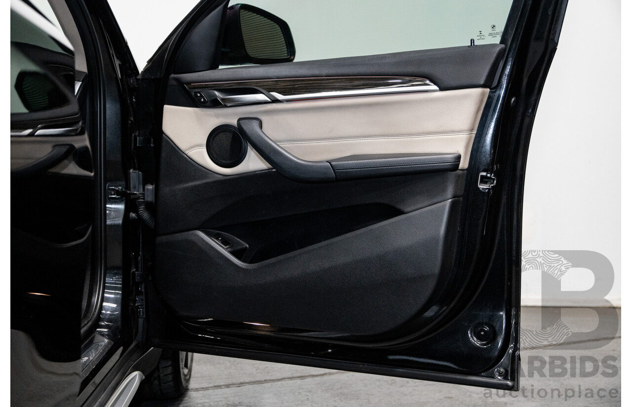 10/2016 BMW X1 Xdrive 25i (AWD) F48 4d Wagon Black Sapphire Metallic Turbo 2.0L