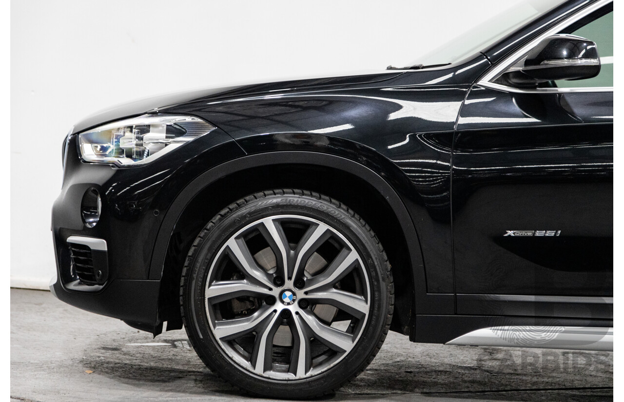 10/2016 BMW X1 Xdrive 25i (AWD) F48 4d Wagon Black Sapphire Metallic Turbo 2.0L
