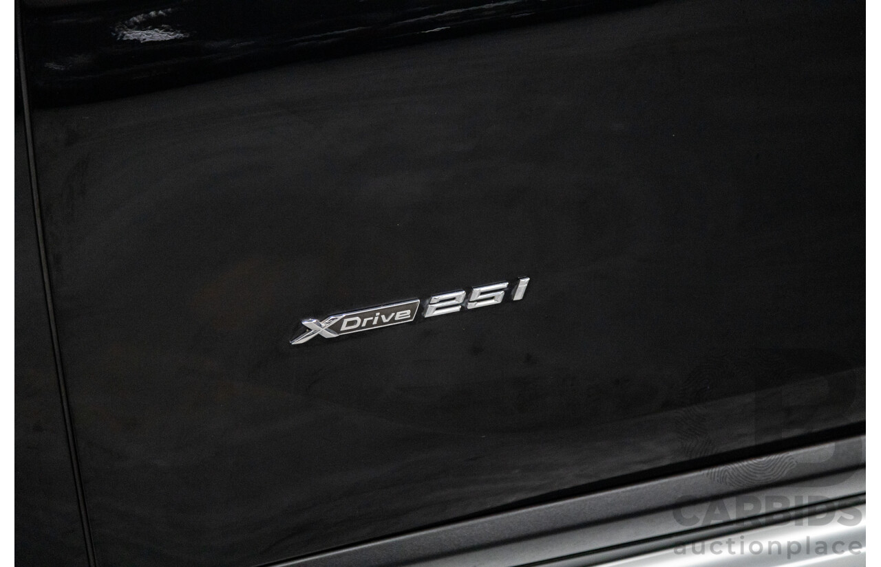 10/2016 BMW X1 Xdrive 25i (AWD) F48 4d Wagon Black Sapphire Metallic Turbo 2.0L