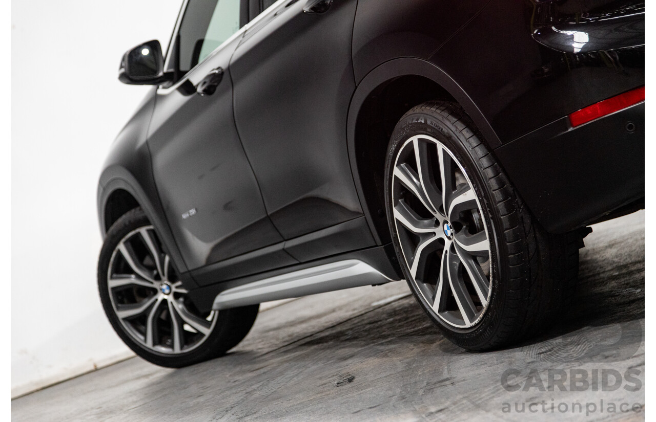 10/2016 BMW X1 Xdrive 25i (AWD) F48 4d Wagon Black Sapphire Metallic Turbo 2.0L
