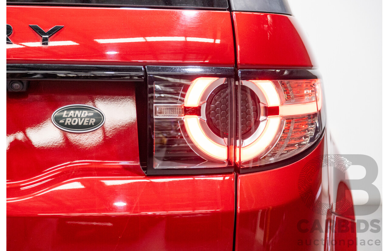 4/2018 Land Rover Discovery Sport TD4 HSE 132kw LC (AWD) MY18 4d Wagon Firenze Red Metallic Turbo Diesel 2.0L