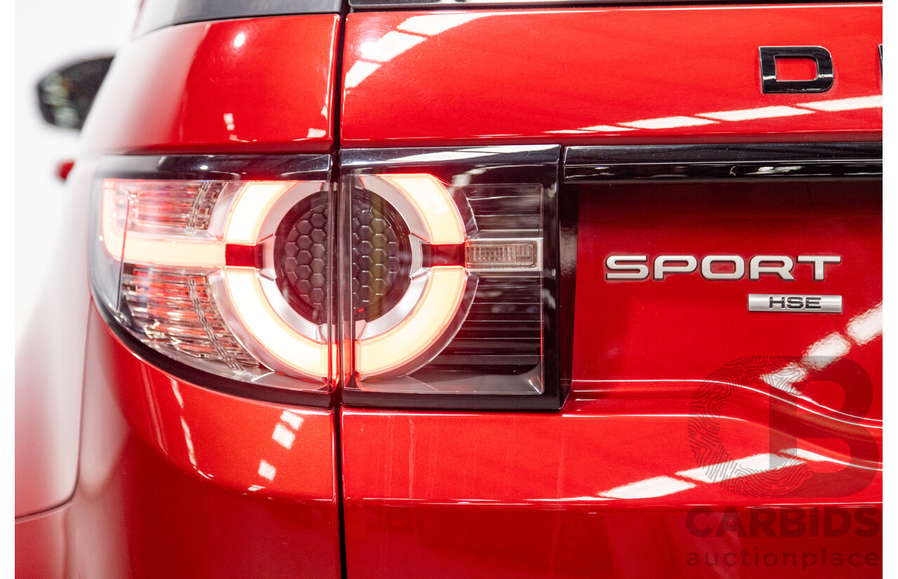 4/2018 Land Rover Discovery Sport TD4 HSE 132kw LC (AWD) MY18 4d Wagon Firenze Red Metallic Turbo Diesel 2.0L