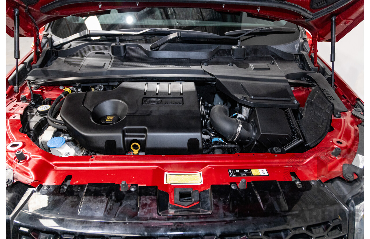 4/2018 Land Rover Discovery Sport TD4 HSE 132kw LC (AWD) MY18 4d Wagon Firenze Red Metallic Turbo Diesel 2.0L