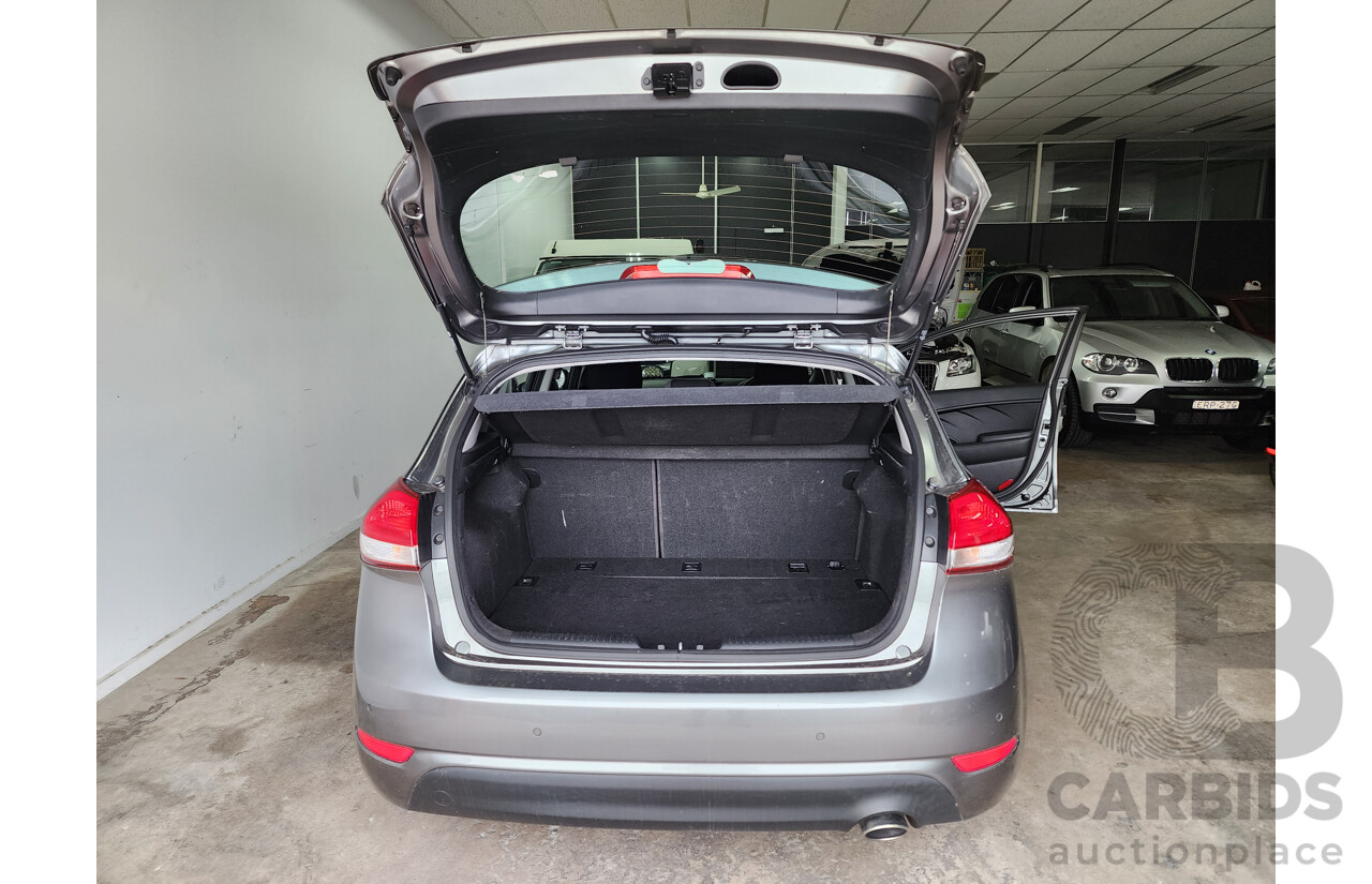 08/2015 Kia Cerato S FWD YD MY15 5D Hatchback Grey 1.8L