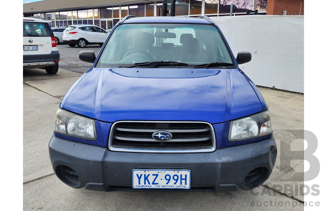 07/2004 Subaru Forester X AWD MY04 4D Wagon Blue 2.5L