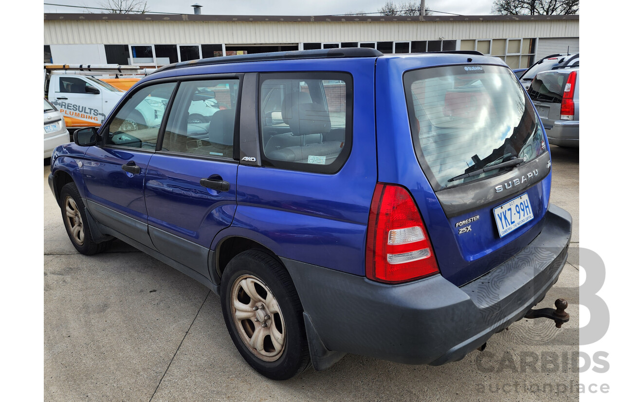 07/2004 Subaru Forester X AWD MY04 4D Wagon Blue 2.5L