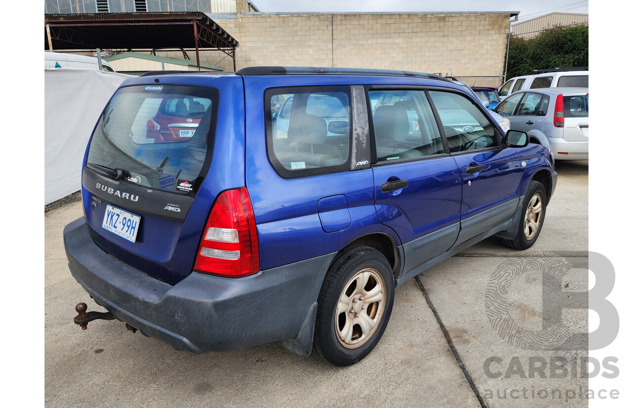 07/2004 Subaru Forester X AWD MY04 4D Wagon Blue 2.5L
