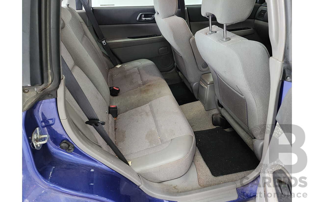 07/2004 Subaru Forester X AWD MY04 4D Wagon Blue 2.5L