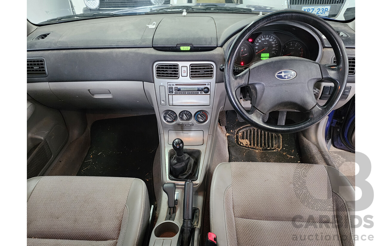 07/2004 Subaru Forester X AWD MY04 4D Wagon Blue 2.5L