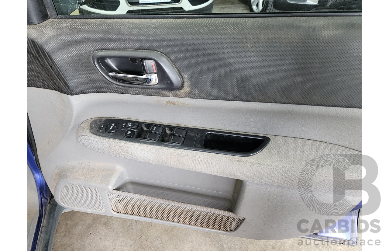 07/2004 Subaru Forester X AWD MY04 4D Wagon Blue 2.5L