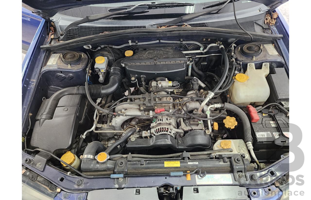 07/2004 Subaru Forester X AWD MY04 4D Wagon Blue 2.5L