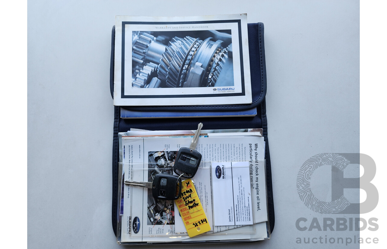 07/2004 Subaru Forester X AWD MY04 4D Wagon Blue 2.5L