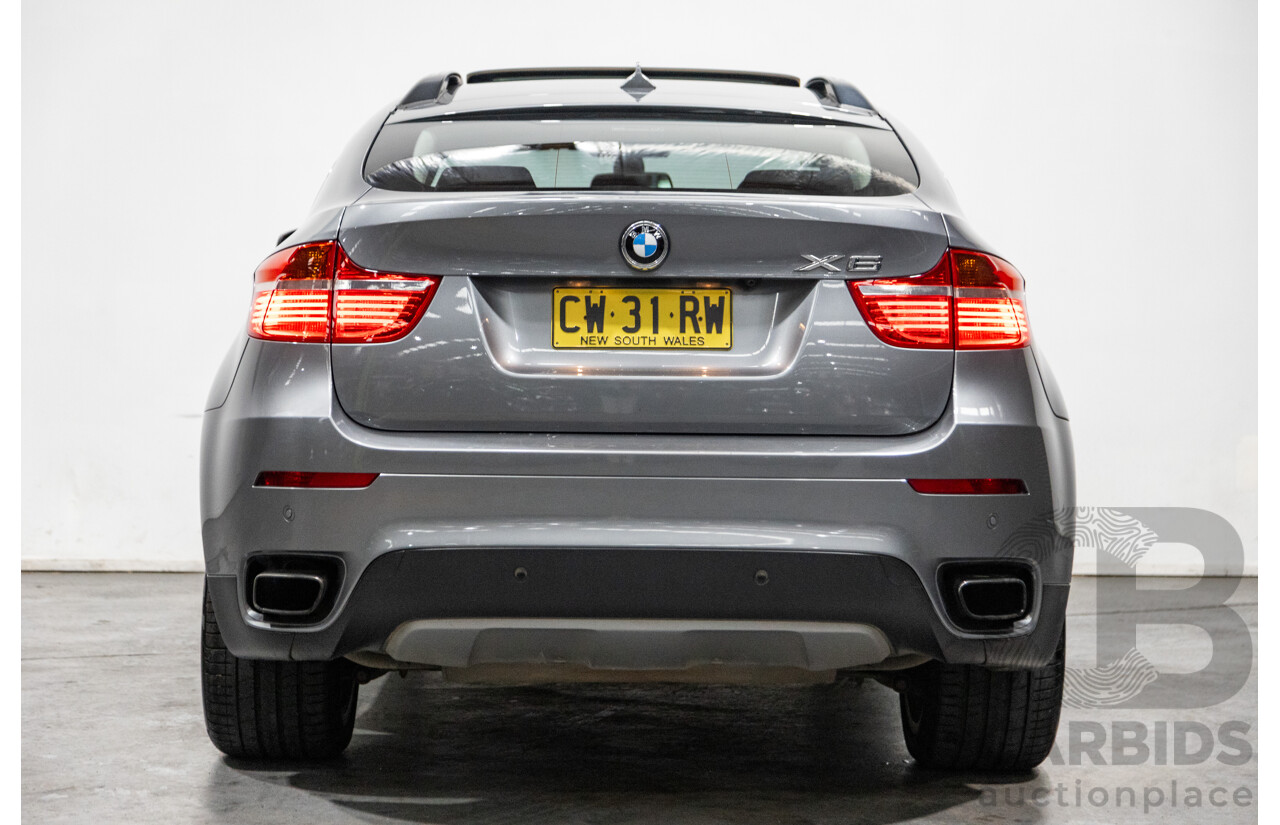 9/2011 BMW X6 Xdrive 50i (AWD) E71 MY11 4d Coupe Space Grey Metallic Twin Turbo V8 4.4L