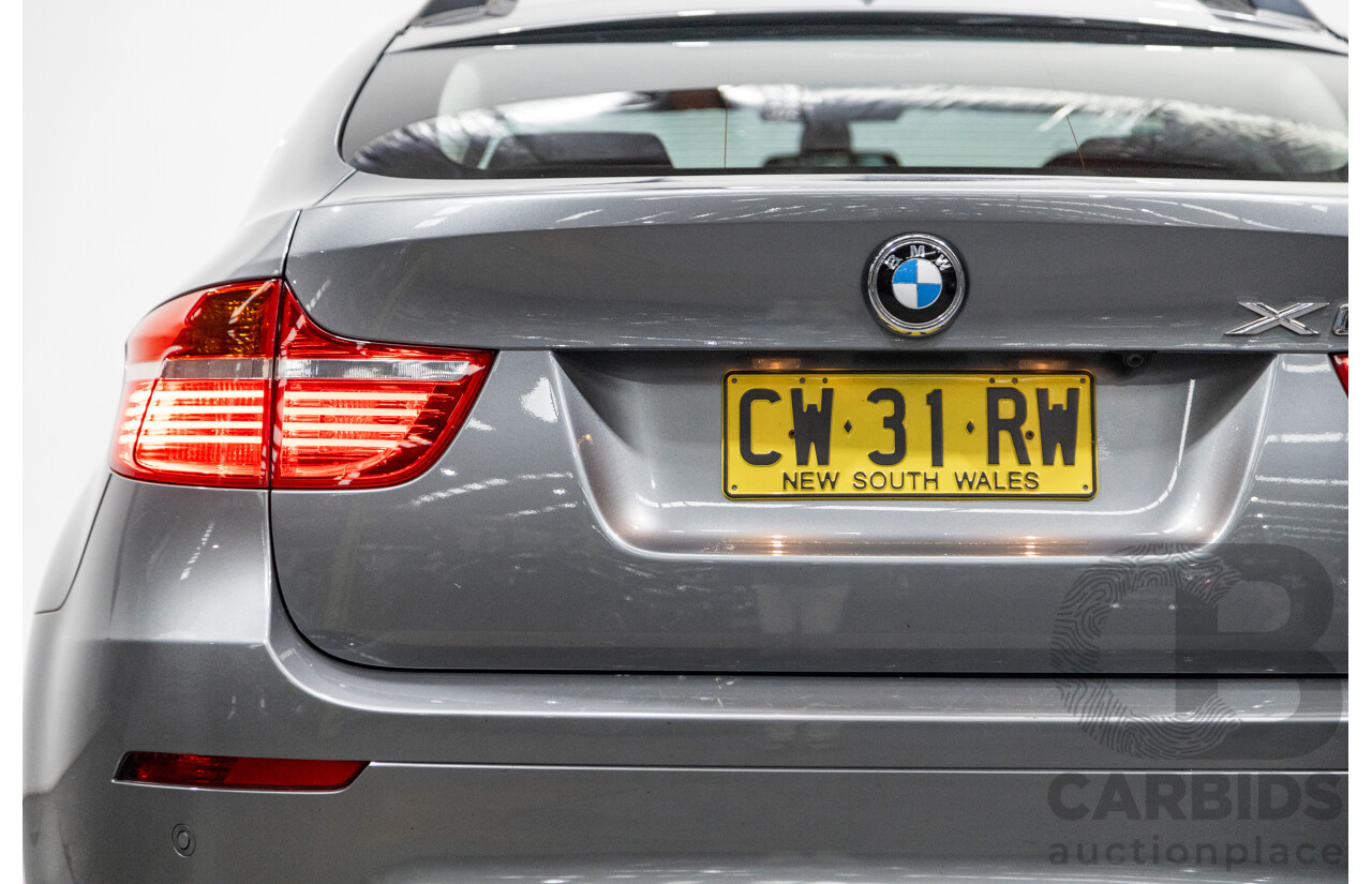 9/2011 BMW X6 Xdrive 50i (AWD) E71 MY11 4d Coupe Space Grey Metallic Twin Turbo V8 4.4L