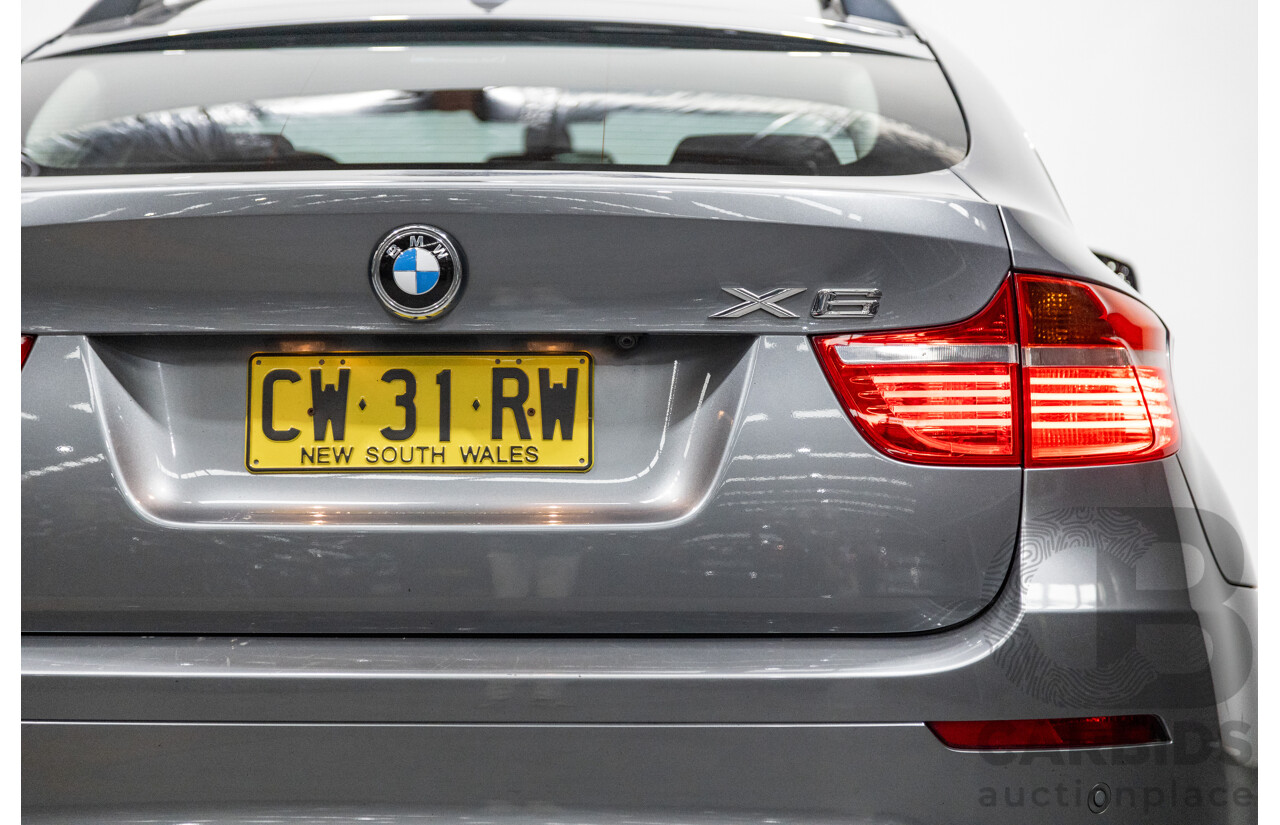 9/2011 BMW X6 Xdrive 50i (AWD) E71 MY11 4d Coupe Space Grey Metallic Twin Turbo V8 4.4L