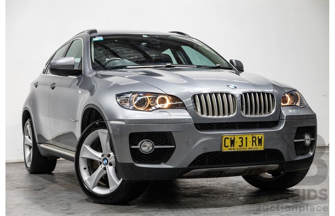 9/2011 BMW X6 Xdrive 50i (AWD) E71 MY11 4d Coupe Space Grey Metallic Twin Turbo V8 4.4L