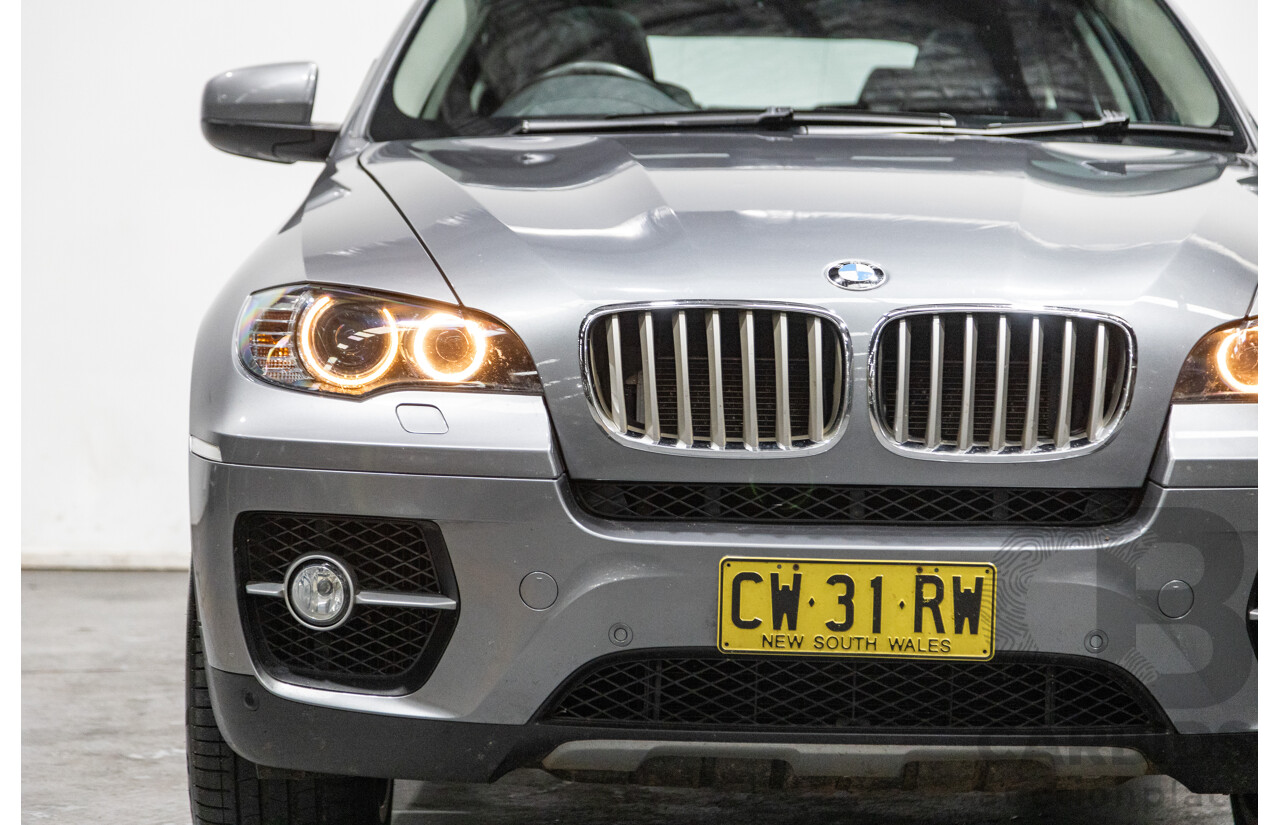 9/2011 BMW X6 Xdrive 50i (AWD) E71 MY11 4d Coupe Space Grey Metallic Twin Turbo V8 4.4L