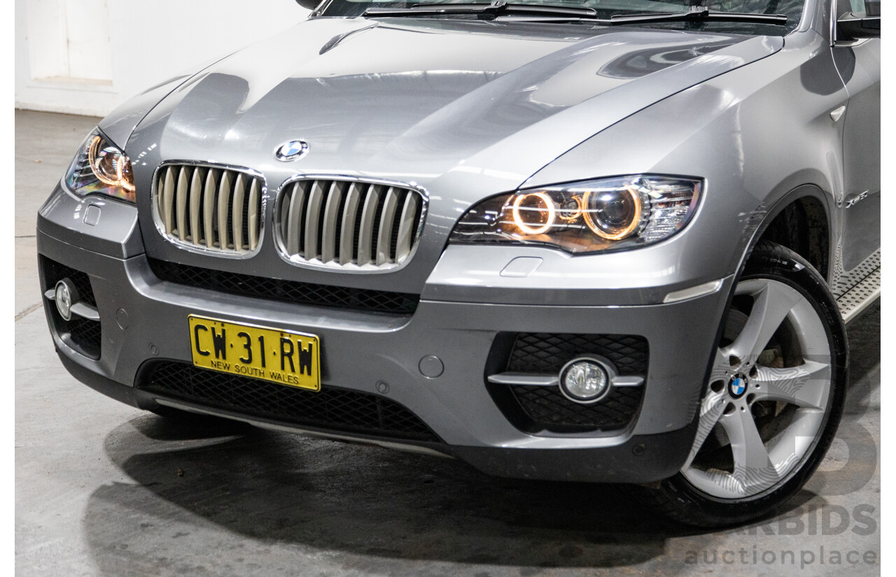 9/2011 BMW X6 Xdrive 50i (AWD) E71 MY11 4d Coupe Space Grey Metallic Twin Turbo V8 4.4L