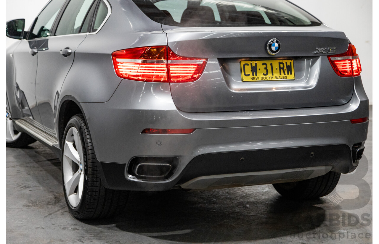 9/2011 BMW X6 Xdrive 50i (AWD) E71 MY11 4d Coupe Space Grey Metallic Twin Turbo V8 4.4L