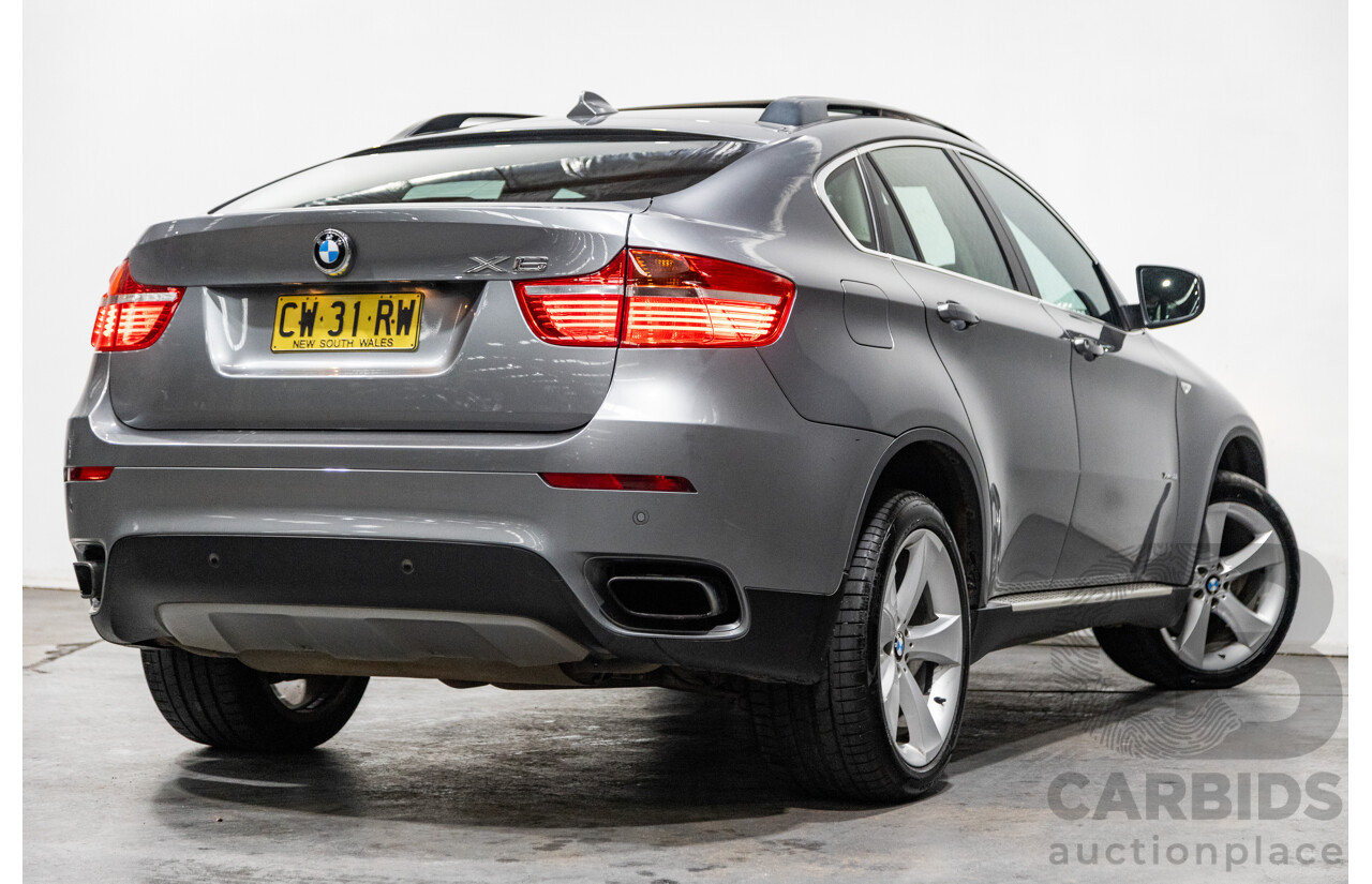 9/2011 BMW X6 Xdrive 50i (AWD) E71 MY11 4d Coupe Space Grey Metallic Twin Turbo V8 4.4L