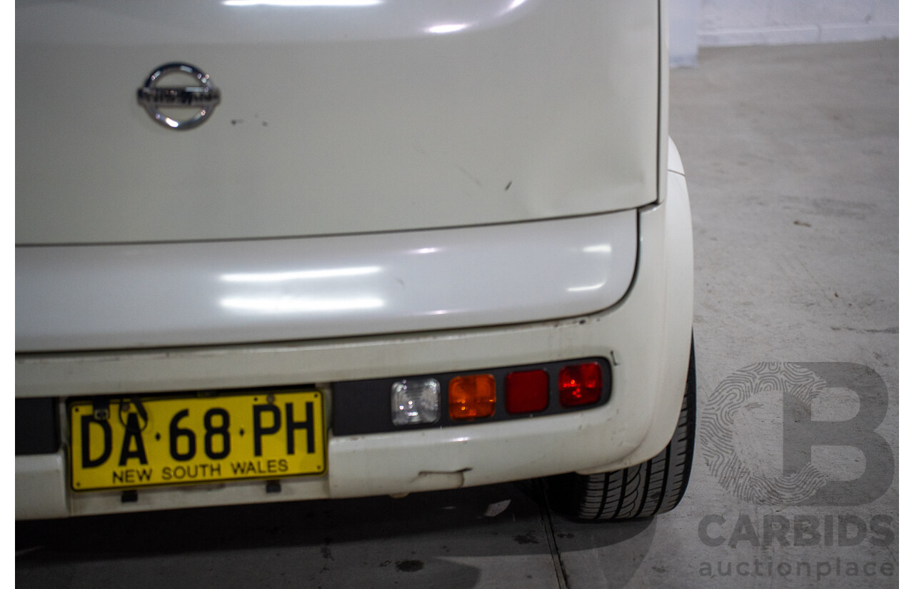 11/2004 Nissan Cube BGZ11 4d Wagon White 1.4L -  Used Import (dated 11/2004)
