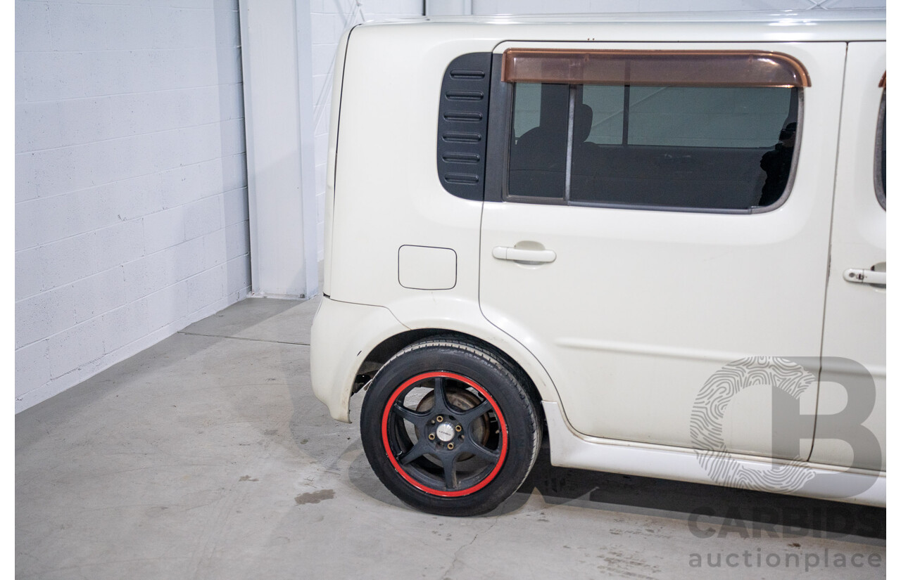 11/2004 Nissan Cube BGZ11 4d Wagon White 1.4L -  Used Import (dated 11/2004)