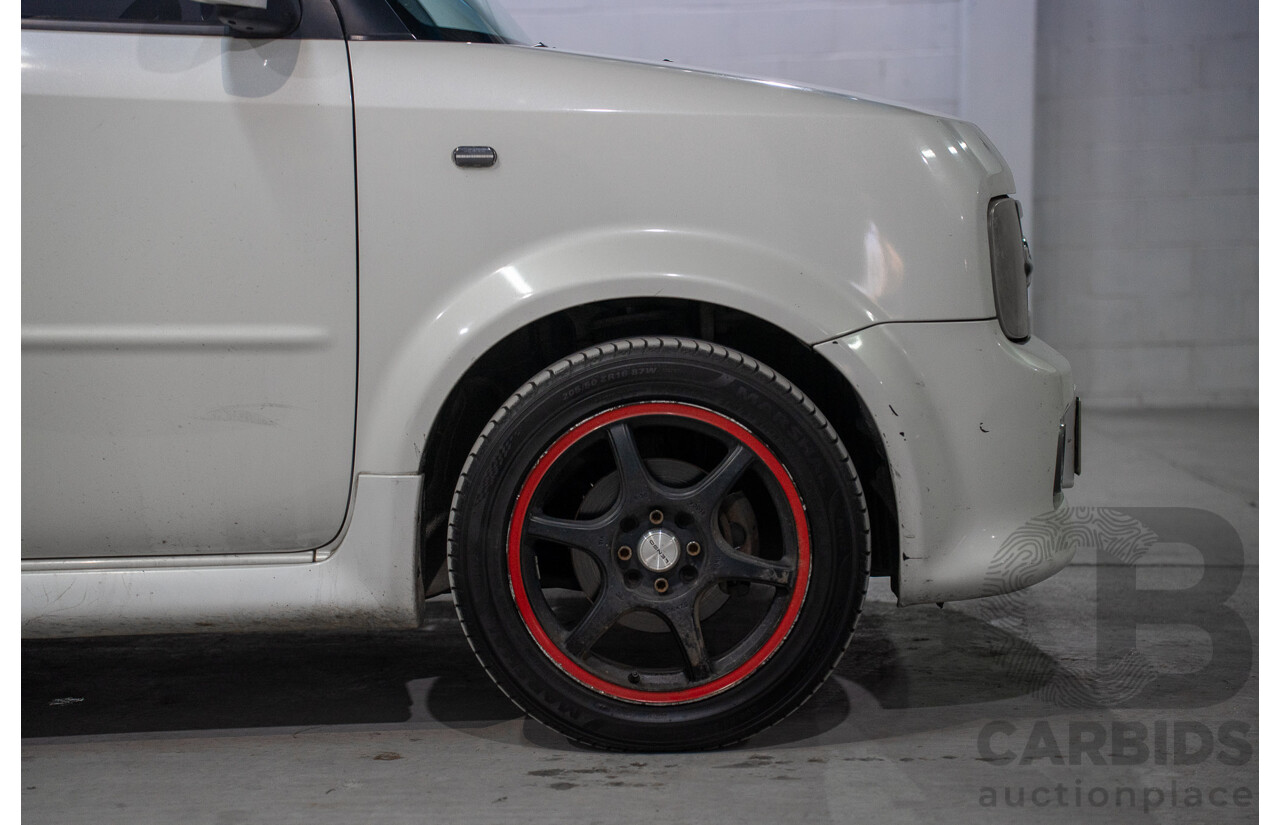 11/2004 Nissan Cube BGZ11 4d Wagon White 1.4L -  Used Import (dated 11/2004)