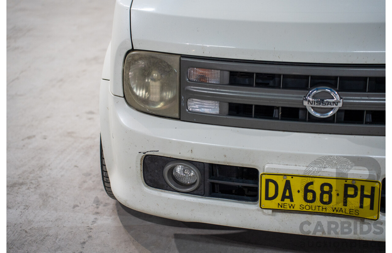 11/2004 Nissan Cube BGZ11 4d Wagon White 1.4L -  Used Import (dated 11/2004)