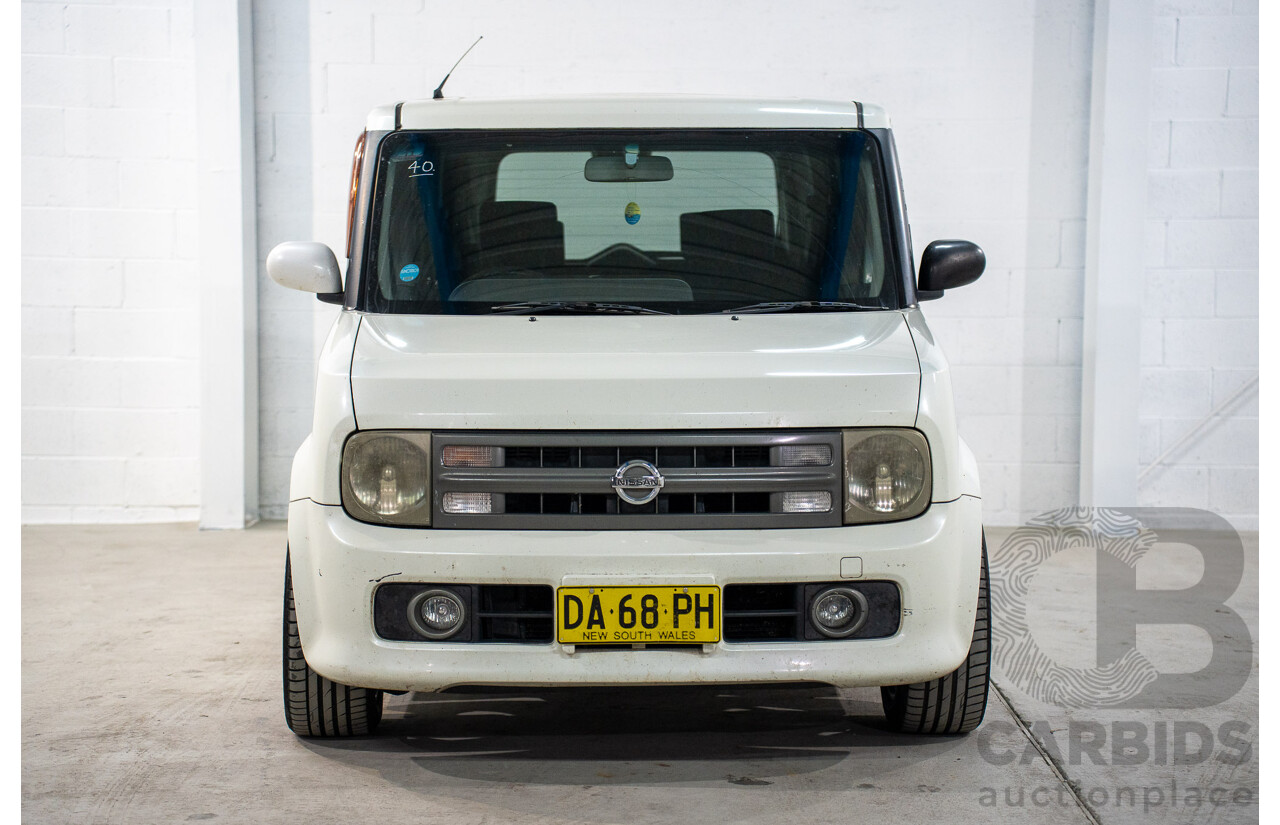 11/2004 Nissan Cube BGZ11 4d Wagon White 1.4L -  Used Import (dated 11/2004)