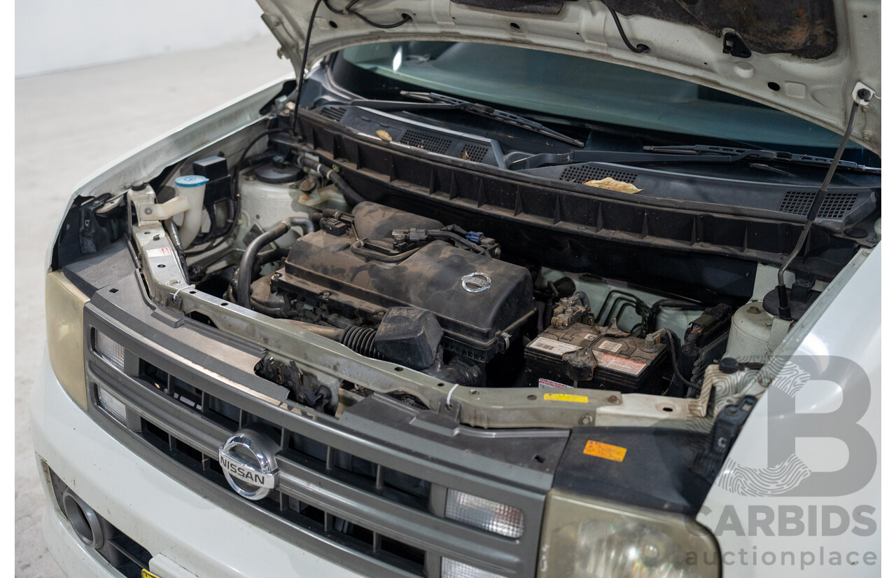 11/2004 Nissan Cube BGZ11 4d Wagon White 1.4L -  Used Import (dated 11/2004)