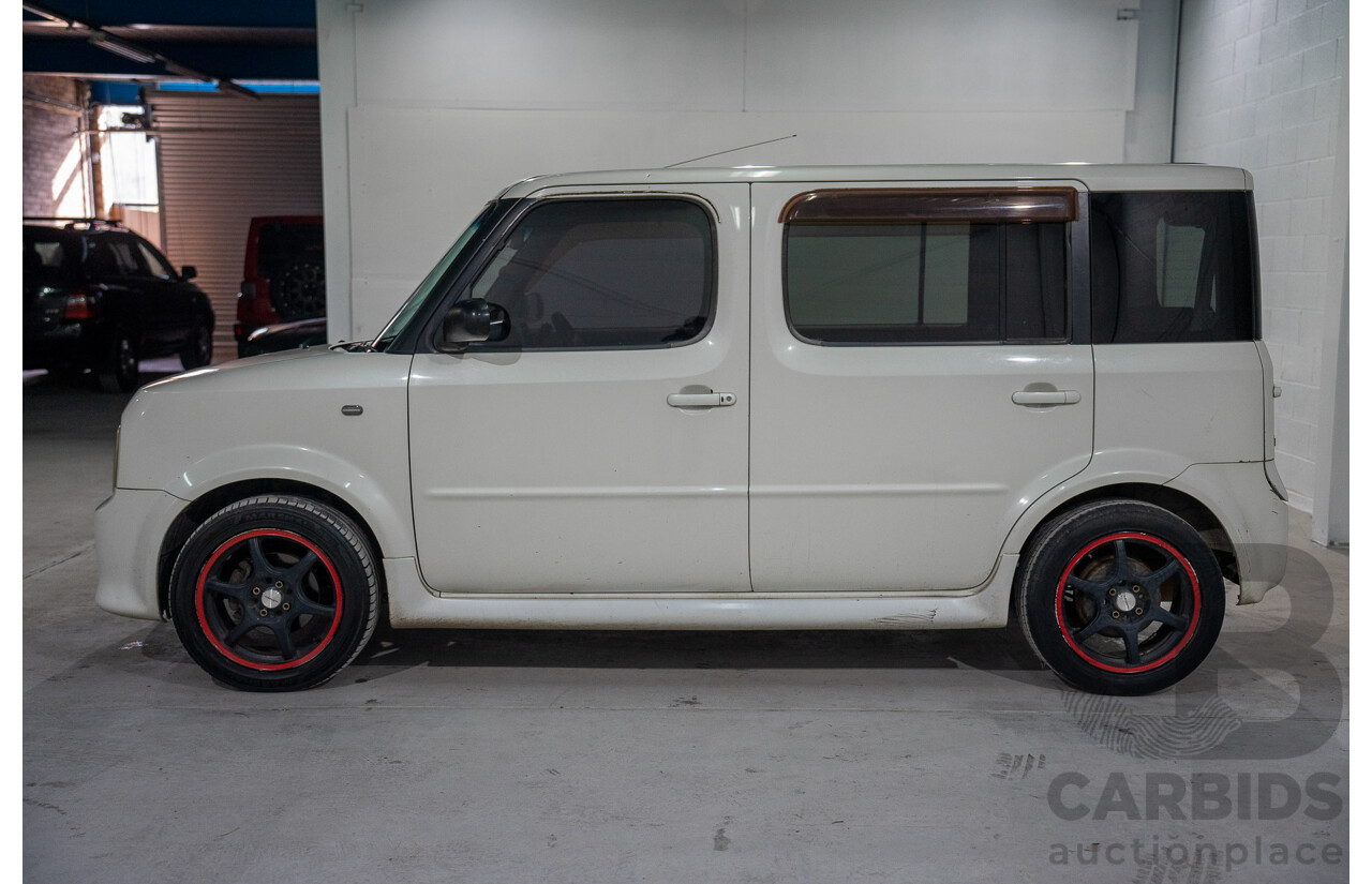 11/2004 Nissan Cube BGZ11 4d Wagon White 1.4L -  Used Import (dated 11/2004)