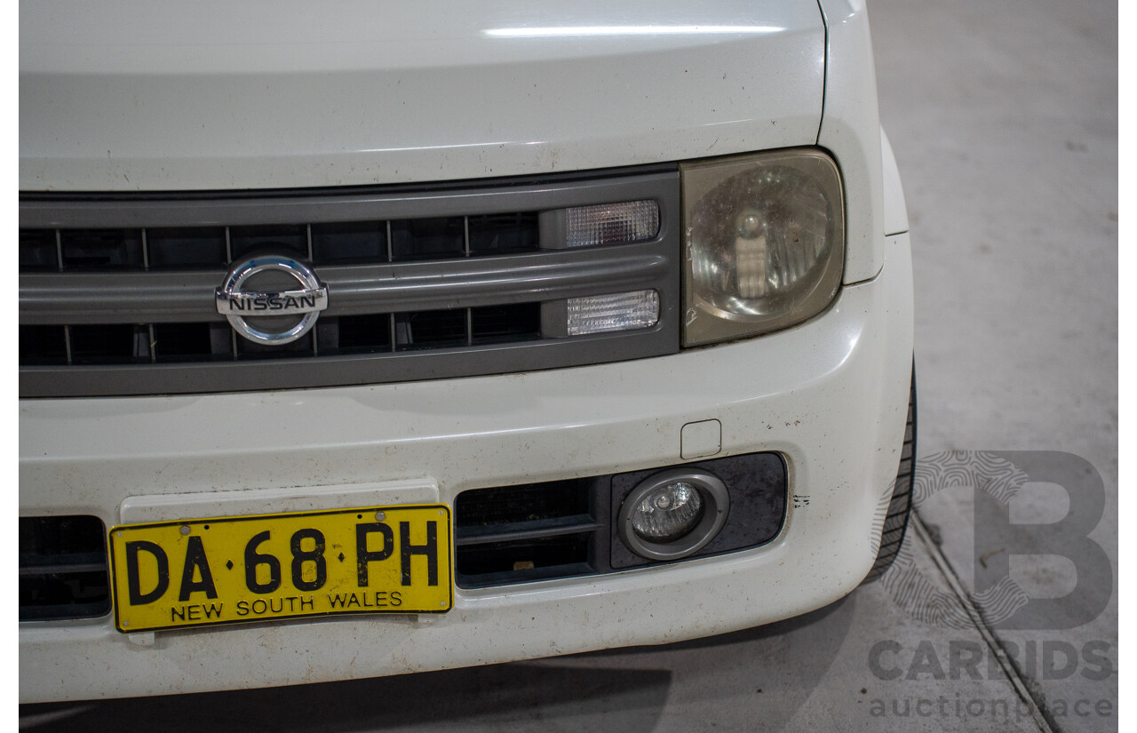 11/2004 Nissan Cube BGZ11 4d Wagon White 1.4L -  Used Import (dated 11/2004)