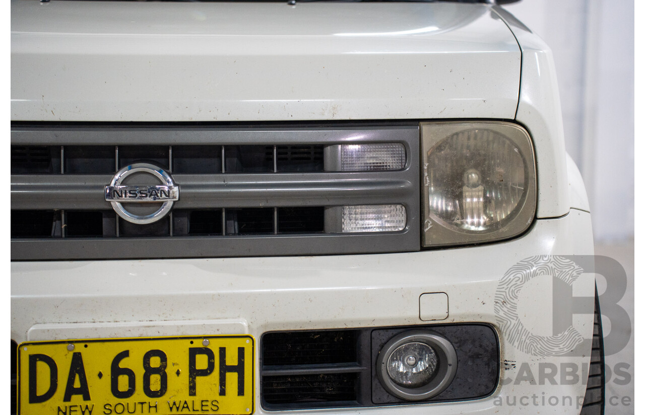 11/2004 Nissan Cube BGZ11 4d Wagon White 1.4L -  Used Import (dated 11/2004)